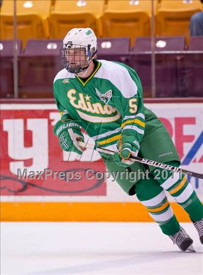 Thumbnail 2 in Duluth East vs Edina (Schwan Cup) photogallery.