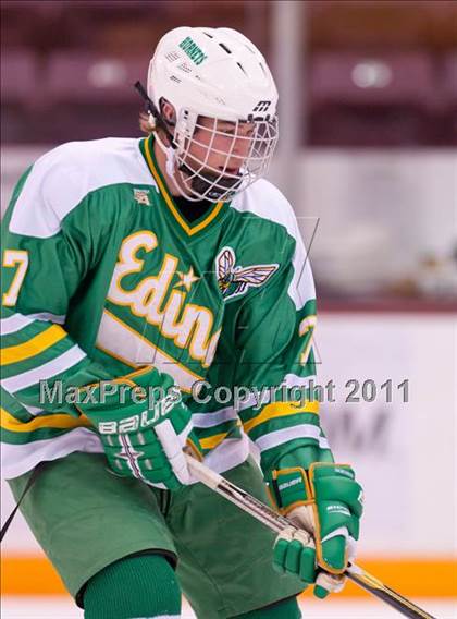 Thumbnail 2 in Duluth East vs Edina (Schwan Cup) photogallery.