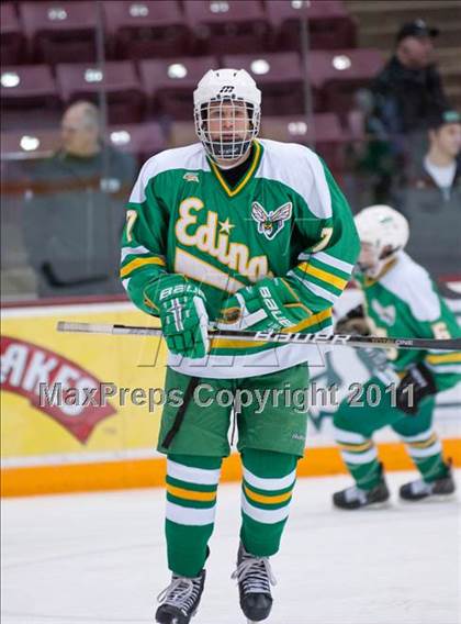 Thumbnail 1 in Duluth East vs Edina (Schwan Cup) photogallery.