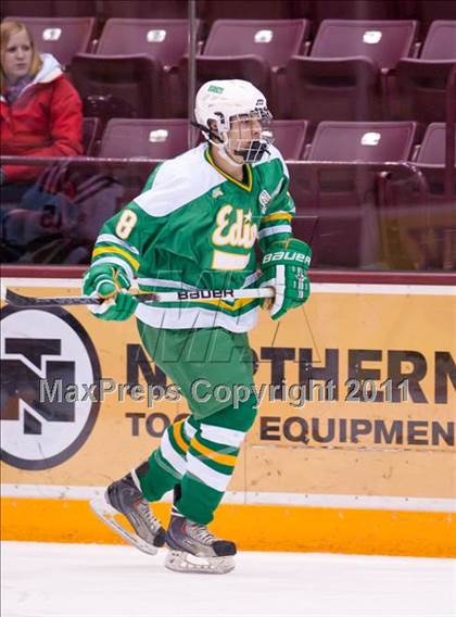 Thumbnail 1 in Duluth East vs Edina (Schwan Cup) photogallery.