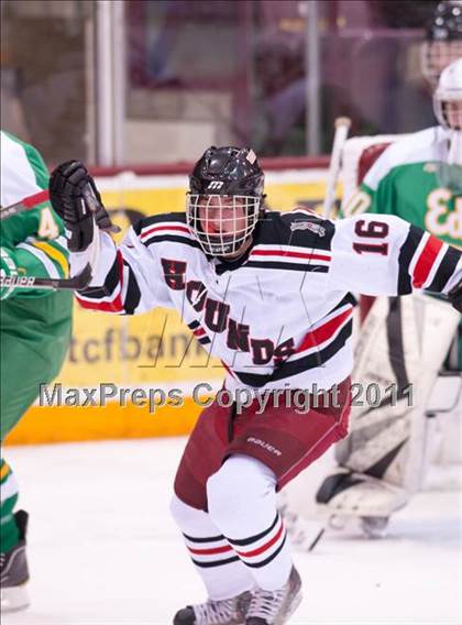 Thumbnail 1 in Duluth East vs Edina (Schwan Cup) photogallery.