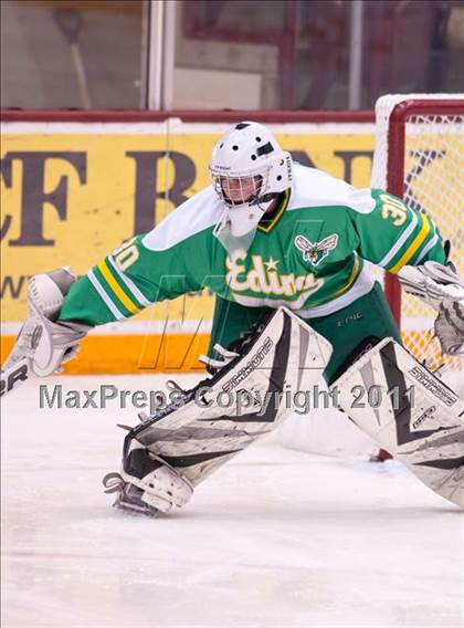 Thumbnail 2 in Duluth East vs Edina (Schwan Cup) photogallery.