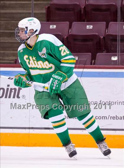 Thumbnail 1 in Duluth East vs Edina (Schwan Cup) photogallery.