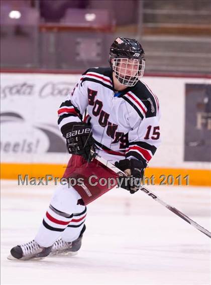 Thumbnail 1 in Duluth East vs Edina (Schwan Cup) photogallery.