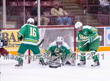 Thumbnail 1 in Duluth East vs Edina (Schwan Cup) photogallery.