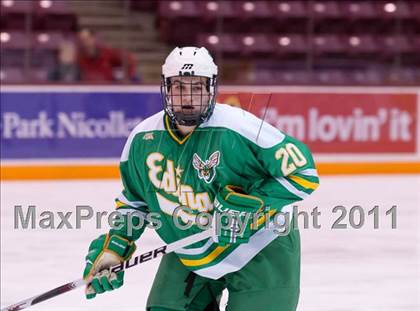 Thumbnail 1 in Duluth East vs Edina (Schwan Cup) photogallery.