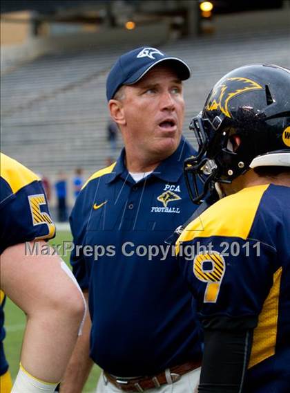 Thumbnail 3 in Kelly Catholic vs. Prestonwood Christian (TAPPS D1 Semifinal Playoff) photogallery.