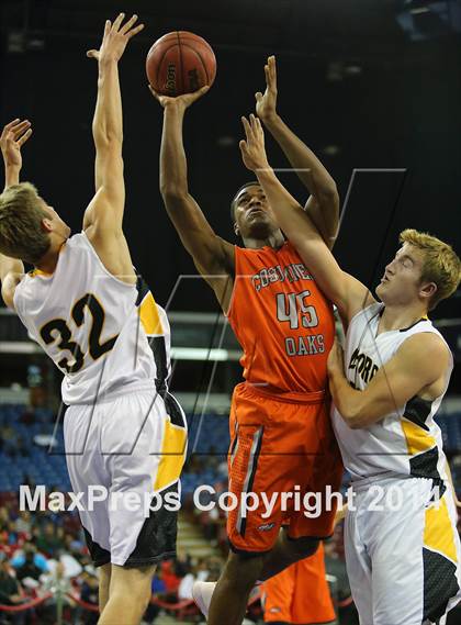 Thumbnail 2 in Cosumnes Oaks vs Del Oro (CIF SJS D2 Semifinal) photogallery.