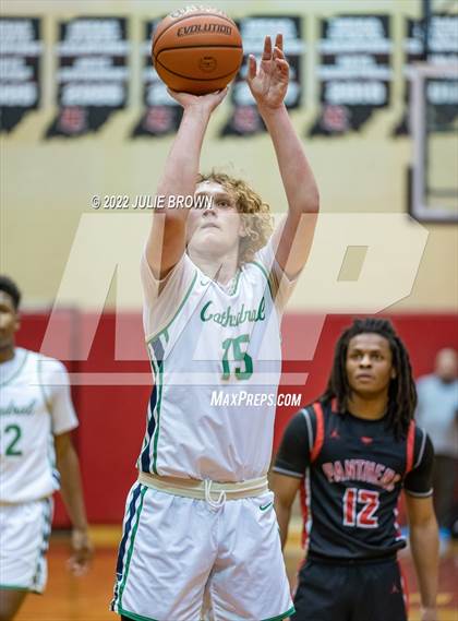 Thumbnail 3 in North Central vs. Cathedral (IHSAA 4A Sectional Rd 2) photogallery.