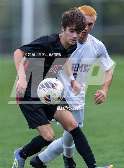 Thumbnail 3 in Carmel vs. North Central (IHSAA 3A Section 9 Round 1) photogallery.