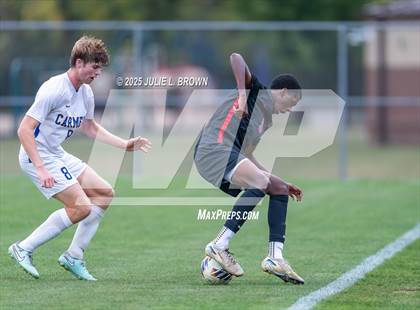 Thumbnail 3 in Carmel vs. North Central (IHSAA 3A Section 9 Round 1) photogallery.