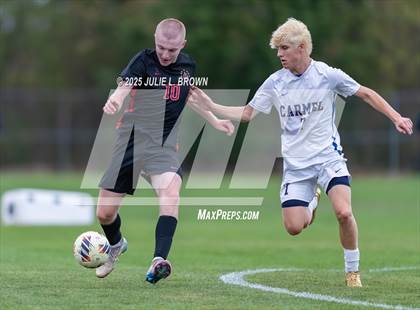 Thumbnail 1 in Carmel vs. North Central (IHSAA 3A Section 9 Round 1) photogallery.