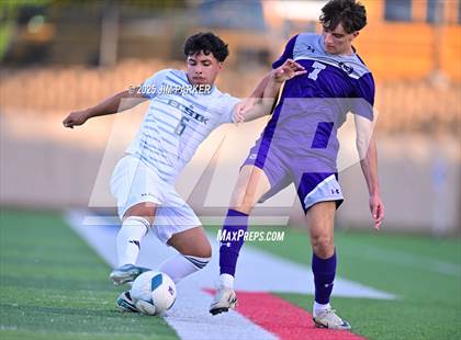 Thumbnail 2 in Alief Elsik vs. Klein Cain (UIL 6A Soccer Division I Final) photogallery.