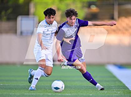 Thumbnail 3 in Alief Elsik vs. Klein Cain (UIL 6A Soccer Division I Final) photogallery.
