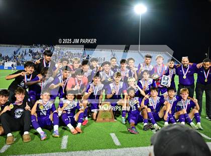 Thumbnail 1 in Alief Elsik vs. Klein Cain (UIL 6A Soccer Division I Final) photogallery.