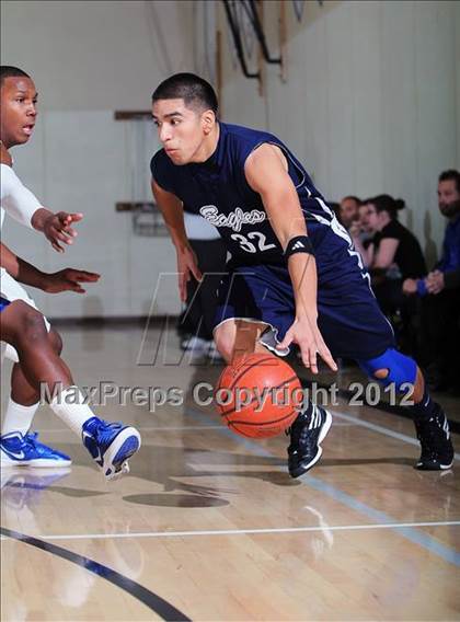 Thumbnail 2 in Desert Chapel vs. Desert Christian Academy (MaxPreps Holiday Classic) photogallery.