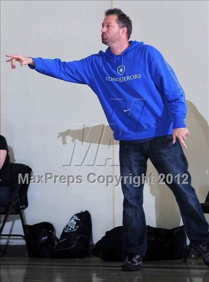 Thumbnail 2 in Desert Chapel vs. Desert Christian Academy (MaxPreps Holiday Classic) photogallery.