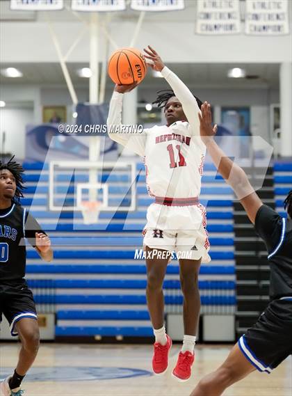 Thumbnail 2 in Hephzibah vs Burke County (100 Black Men of Augusta Thanksgiving Classic) photogallery.