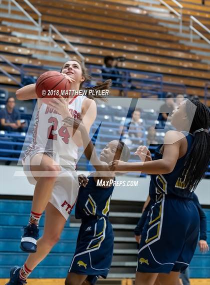Thumbnail 1 in E.E. Smith vs. Terry Sanford (Cumberland County Schools Basketball Holiday Classic) photogallery.