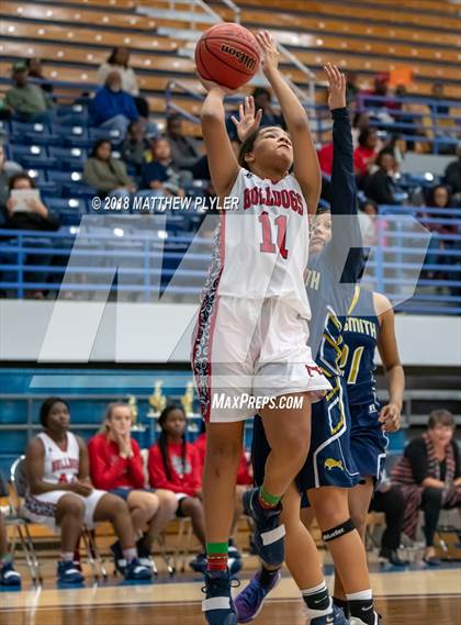 Thumbnail 1 in E.E. Smith vs. Terry Sanford (Cumberland County Schools Basketball Holiday Classic) photogallery.