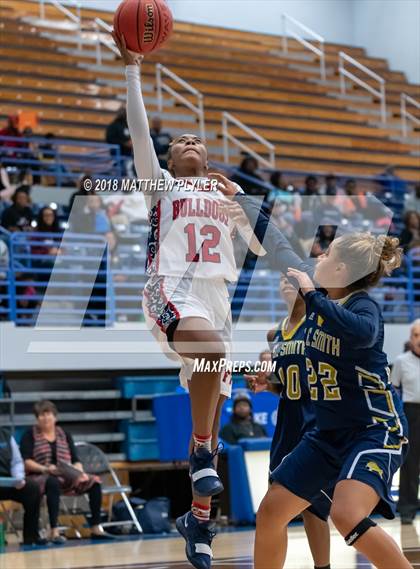 Thumbnail 1 in E.E. Smith vs. Terry Sanford (Cumberland County Schools Basketball Holiday Classic) photogallery.
