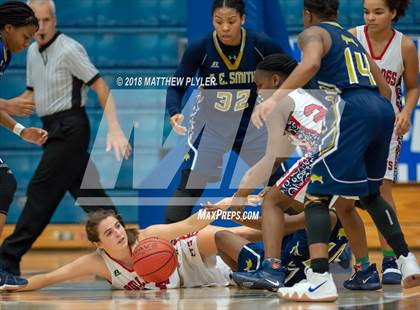 Thumbnail 2 in E.E. Smith vs. Terry Sanford (Cumberland County Schools Basketball Holiday Classic) photogallery.