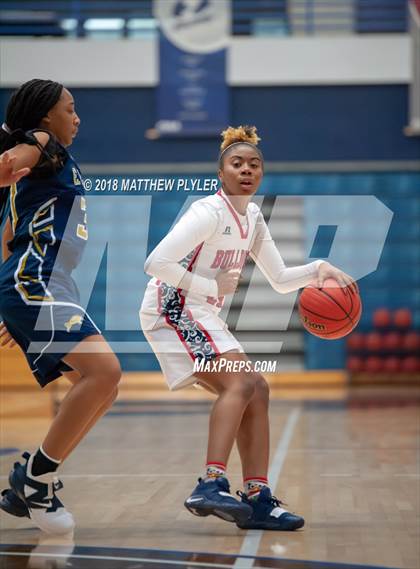 Thumbnail 2 in E.E. Smith vs. Terry Sanford (Cumberland County Schools Basketball Holiday Classic) photogallery.