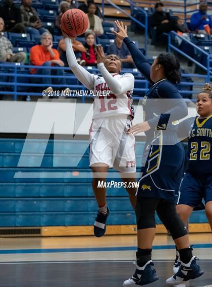 Thumbnail 3 in E.E. Smith vs. Terry Sanford (Cumberland County Schools Basketball Holiday Classic) photogallery.
