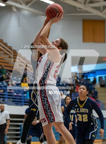 Thumbnail 3 in E.E. Smith vs. Terry Sanford (Cumberland County Schools Basketball Holiday Classic) photogallery.