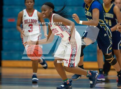 Thumbnail 2 in E.E. Smith vs. Terry Sanford (Cumberland County Schools Basketball Holiday Classic) photogallery.