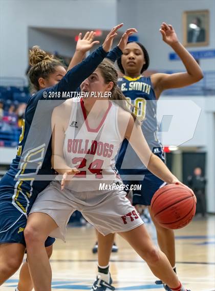 Thumbnail 2 in E.E. Smith vs. Terry Sanford (Cumberland County Schools Basketball Holiday Classic) photogallery.