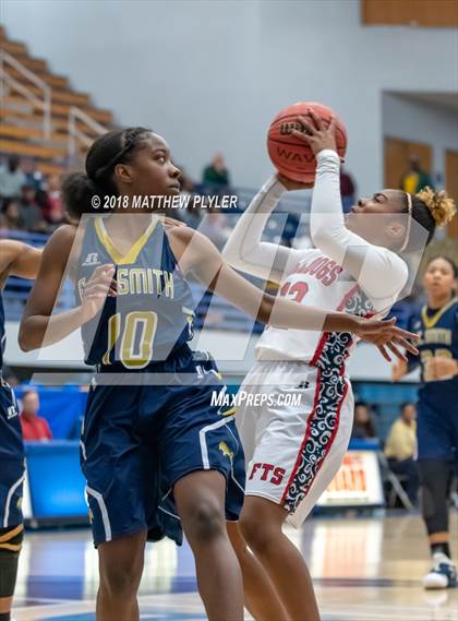 Thumbnail 3 in E.E. Smith vs. Terry Sanford (Cumberland County Schools Basketball Holiday Classic) photogallery.