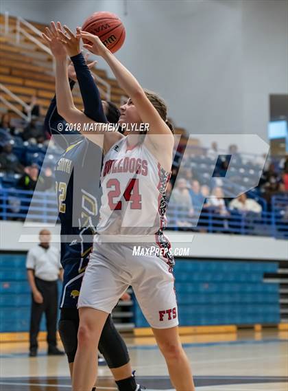 Thumbnail 1 in E.E. Smith vs. Terry Sanford (Cumberland County Schools Basketball Holiday Classic) photogallery.