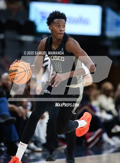 Thumbnail 3 in  St. John Bosco vs Mater Dei (Trinity-Mission League Show) photogallery.