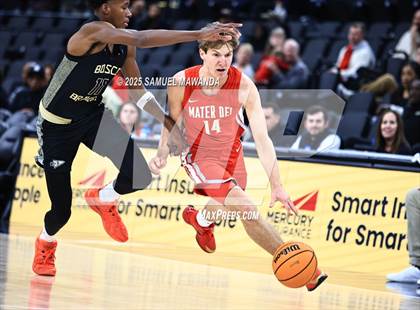Thumbnail 3 in  St. John Bosco vs Mater Dei (Trinity-Mission League Show) photogallery.