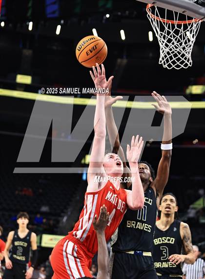 Thumbnail 3 in  St. John Bosco vs Mater Dei (Trinity-Mission League Show) photogallery.
