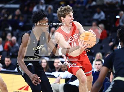 Thumbnail 3 in  St. John Bosco vs Mater Dei (Trinity-Mission League Show) photogallery.