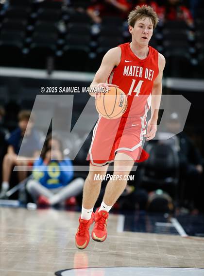 Thumbnail 3 in  St. John Bosco vs Mater Dei (Trinity-Mission League Show) photogallery.