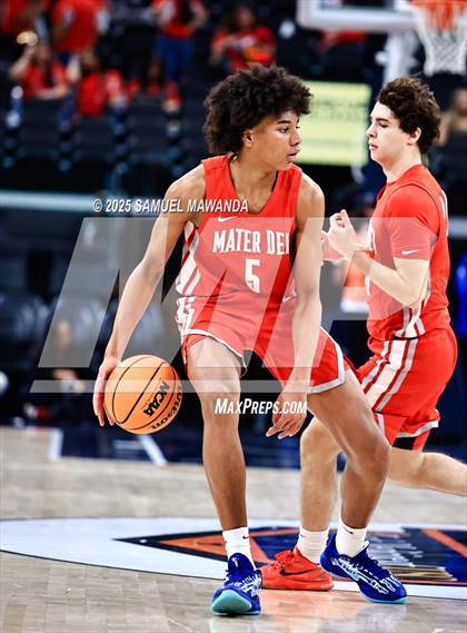 Thumbnail 1 in  St. John Bosco vs Mater Dei (Trinity-Mission League Show) photogallery.