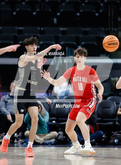 Thumbnail 1 in  St. John Bosco vs Mater Dei (Trinity-Mission League Show) photogallery.