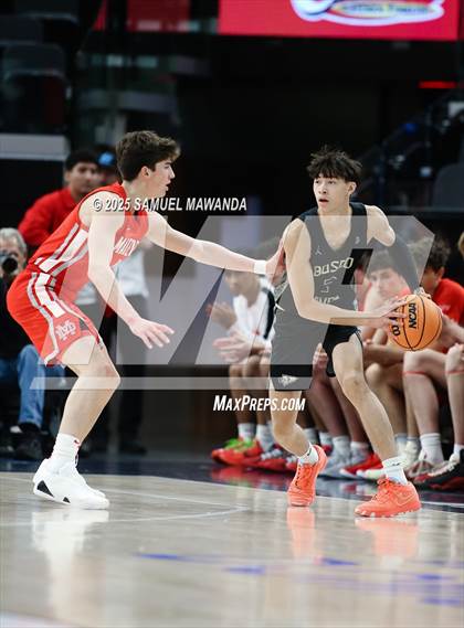 Thumbnail 2 in  St. John Bosco vs Mater Dei (Trinity-Mission League Show) photogallery.