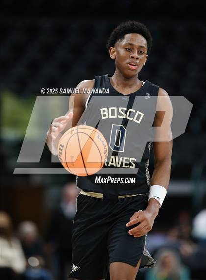 Thumbnail 3 in  St. John Bosco vs Mater Dei (Trinity-Mission League Show) photogallery.