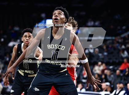 Thumbnail 3 in  St. John Bosco vs Mater Dei (Trinity-Mission League Show) photogallery.