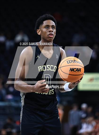 Thumbnail 2 in  St. John Bosco vs Mater Dei (Trinity-Mission League Show) photogallery.