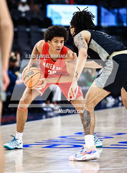 Thumbnail 2 in  St. John Bosco vs Mater Dei (Trinity-Mission League Show) photogallery.