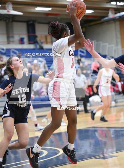 Thumbnail 2 in Seattle Academy vs Seton Catholic  (Opening Round) photogallery.