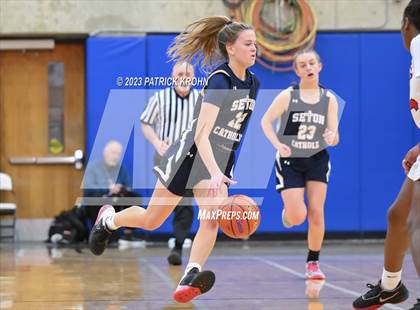 Thumbnail 2 in Seattle Academy vs Seton Catholic  (Opening Round) photogallery.