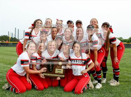 Thumbnail 2 in Marist vs Geneva (IHSA 4A Super Sectional Final) photogallery.