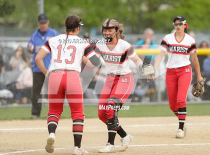 Thumbnail 1 in Marist vs Geneva (IHSA 4A Super Sectional Final) photogallery.