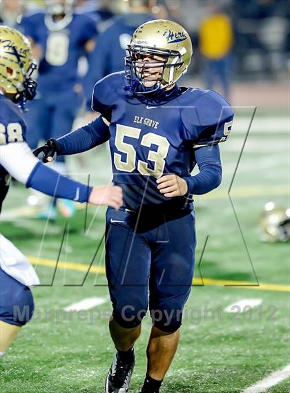 Thumbnail 2 in Del Oro vs. Elk Grove (CIF SJS D2 Semifinal) photogallery.